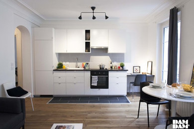 Réalisation d'une salle à manger design.