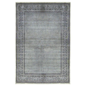 Transitional Hand Woven Rug, 6'7"x9'7"