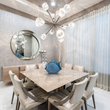 Sleek Metallic Contemporary Golf Residence