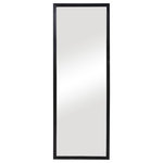 Uttermost - Uttermost 09608 Avri - 74.88" Oversized Mirror - Clean-lined Wood Mirror Is Finished In Matte BlackAvri 74.88" Oversize Matte Black/Stainles *UL Approved: YES Energy Star Qualified: n/a ADA Certified: n/a  *Number of Lights:   *Bulb Included:No *Bulb Type:No *Finish Type:Matte Black/Stainless Steel