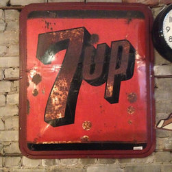 Vintage 7up sign - Artwork