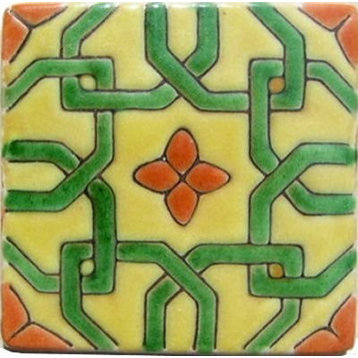 4.2x4.2 9 pcs Alhambra Morocco Talavera Mexican Tile