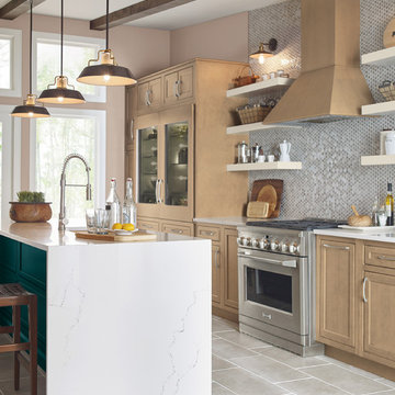 Schrock Cabinets: On-Trend Transitional Kitchen