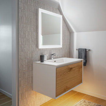 Contemporary Attic Primary Suite
