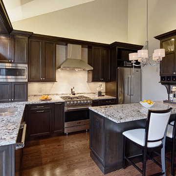 Cozy Conversational Kitchen Remodel - St. Charles, IL