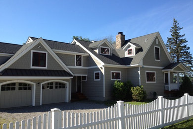 Inspiration for a timeless exterior home remodel in New York