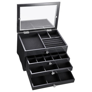 In Stock Large 21 X23 Photo Collage Jewelry Frame Black Traditional Jewelry Boxes And Organizers By Hives Honey Houzz