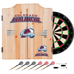 Budweiser Clydesdale Trademark Global Bristle Dartboard And Cabinet Set  (Darts Included)