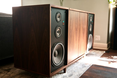 Example of a home theater design in Seattle