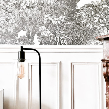 Rénovation d'un salon dans une maison de ville à Colombes
