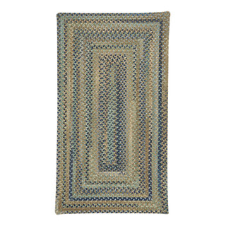 Tooele, Braided Concentric Rug, Concentric Square 8' 6