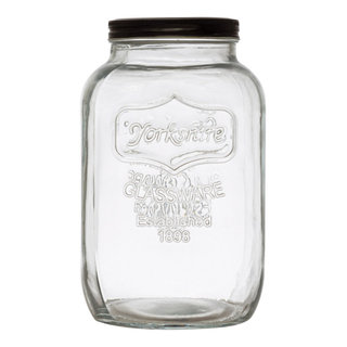 1-gallon Glass Jar Wide Mouth With Airtight Metal Lid USDA