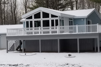 New sunroom and deck in Mt. Pleasant, MI