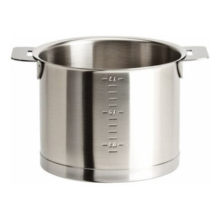 Cristel Strate Deep Steamer, 6.5 Quart, Silver