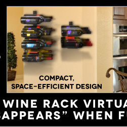 VMark Wall Mounted Wine Rack - Wine Racks