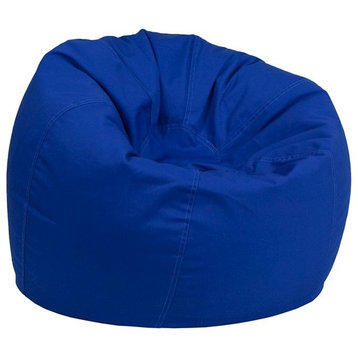 Small Solid Royal Blue Kids Bean Bag Chair