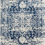 United Weavers - United Weavers Abigail Lileth Midnight Blue Oversize Rug 7'10x10'6 - United Weavers Abigail Lileth Midnight Blue Oversize Rug 7'10 x 10'6Create a stunning display of vintage style in your room decor. Using colors of midnight blue and ivory, you will find this accessible to pair with your interior decor. This chic floor covering features the in-style distressed look. Along with a designer look and feel, this exquisite rug is meant for durability with a cotton backing and is stain-resistant for your lifestyle needs.