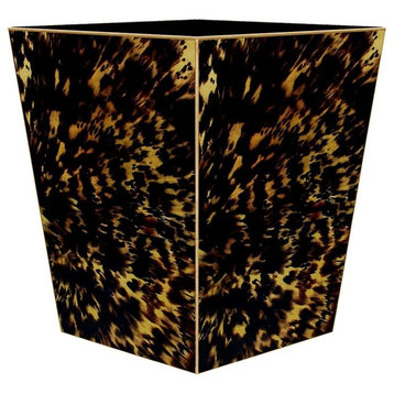 Tortoise Shell Wastepaper Basket