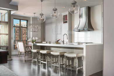 Inspiration for a contemporary kitchen remodel in Atlanta