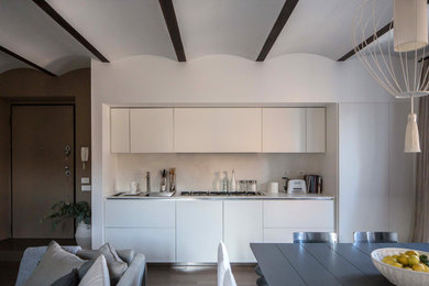 This is an example of a modern kitchen in Other.