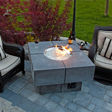 Outdoor Fireplace by Omega Mantels