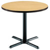 29 in. High Round Pedestal Table w X-Base (36