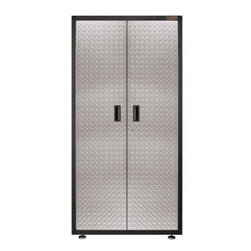 Gladiator - Gladiator 36 in. W x 72 in. H x 18 in. D Freestanding Steel Cabinet in Hammered - Storage Cabinets