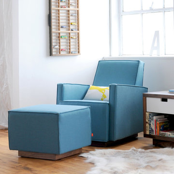 Gus* Modern | Kipling Glider & Ottoman