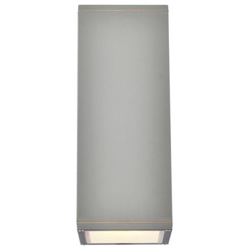 Trendy Fare Outdoor Wall Sconce (Silver)