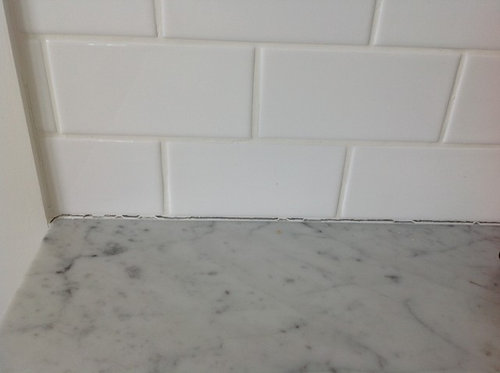 Ing Grout Silicon Along Walls In, Repair Tile Grout With Caulk