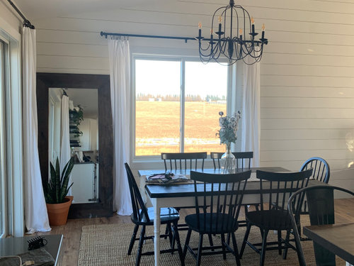 Help with wall decor around this dining window?