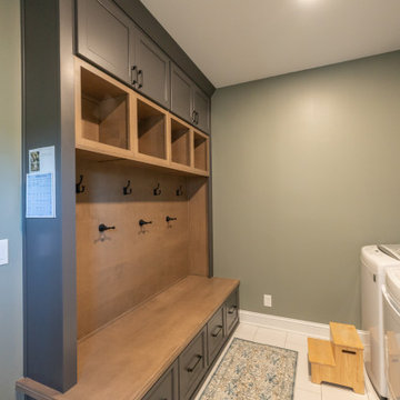 Overland Park Kitchen Remodel with Pantry Addition + Speakeasy Powder Bath