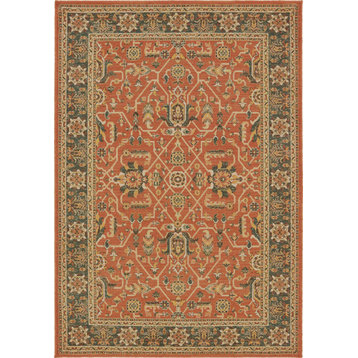 Oriental Weavers Toscana 9537C 3'10"x5'5" Orange Rug
