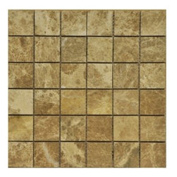 2x2 Emperador Light Mosaic Polished - Home Accessories & Decor