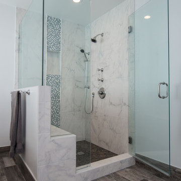 Elegant Contemporary Master Bathroom in Leesburg, VA