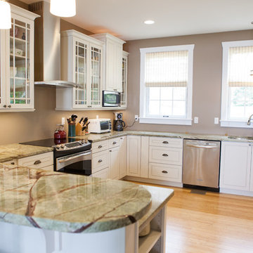 Kraftmaid Kitchen - Mixed Color Countertop