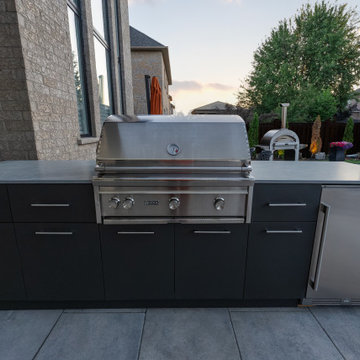 Complete Backyard Transformation with Pool, Fire Feature & Outdoor Kitchen