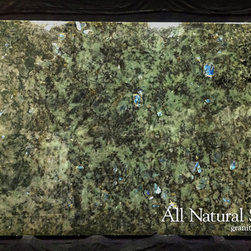 All Natural Stone - Labradorite Big Blue Granite Slab - Kitchen Countertops