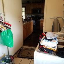 Laundry room turned pantry too