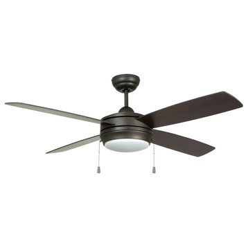 Laval 1 Light 52" Indoor Ceiling Fan, Espresso