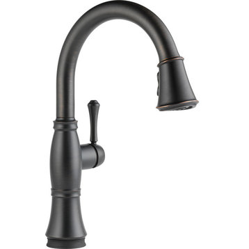 Delta Cassidy Pull-Down Kitchen Faucet, Touch2O, ShieldSpray, Venetian Bronze
