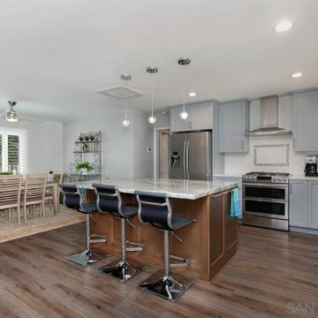 Point Loma Kitchen Remodel Relocated within Existing Space!