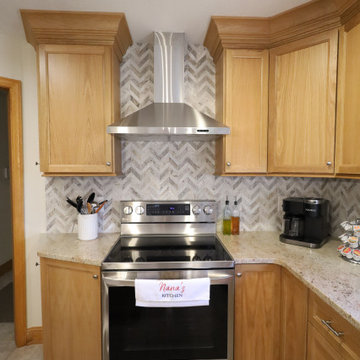 Warm Wood Wonder: White Oak Kitchen Remodel with Smart Storage
