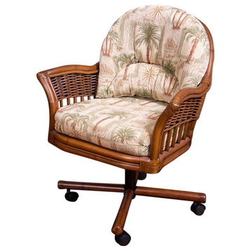 Bridgeport Tilt Swivel Caster Chair In Sienna With Linoso 906