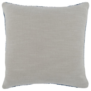 Marcie Knitted 22" Throw Pillow by Kosas Home, Blue