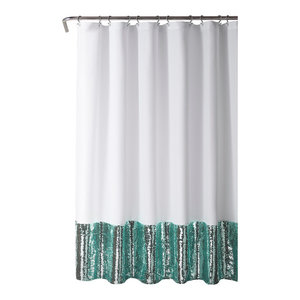 Lake Como Sc Blue 72x72 Traditional Shower Curtains By Lush