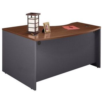 Series C 60 x 43 RH L-Bow Desk in Hansen Cherry - Engineered Wood