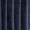Navy Blue, Base Gray Velvet Fabric By The Yard, 1 Yard For Curtain, Dress