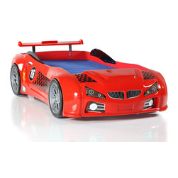 BMW Race Car Bed Red - Kids Beds