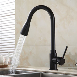 flg Brass Black Pull Out Kitchen Mixer Tap - Products